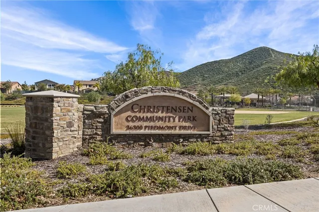 a view of a building with a palm tree