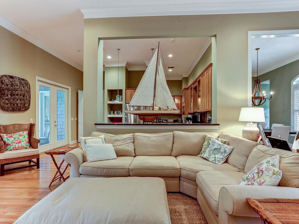 71 Sea Marsh Road Amelia Island, FL 32034 - Photo 3 of 26 a living room with furniture and a large window