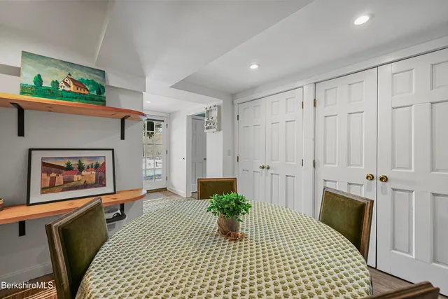 a room with furniture