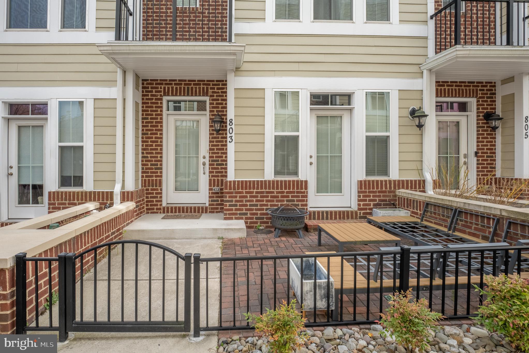 a front view of a house with a porch