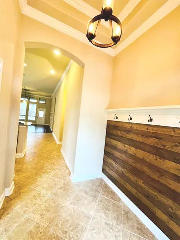 a view of room and wooden floor