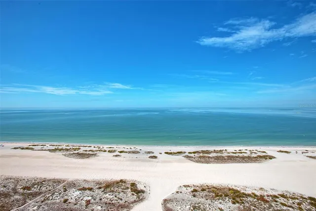 a view of an ocean beach