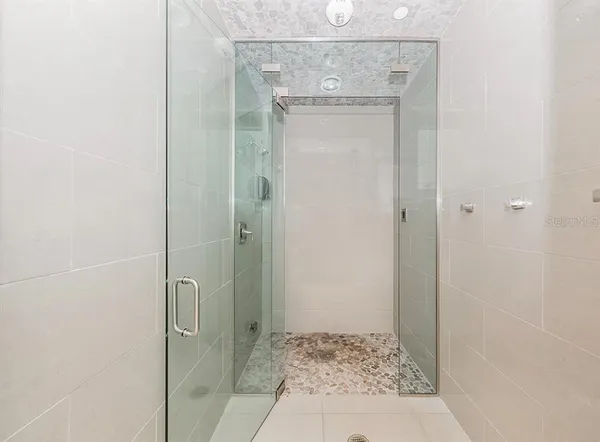 a view of bathroom with shower