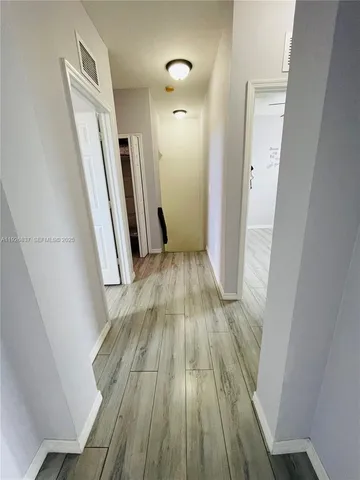 wooden floor in a gallery