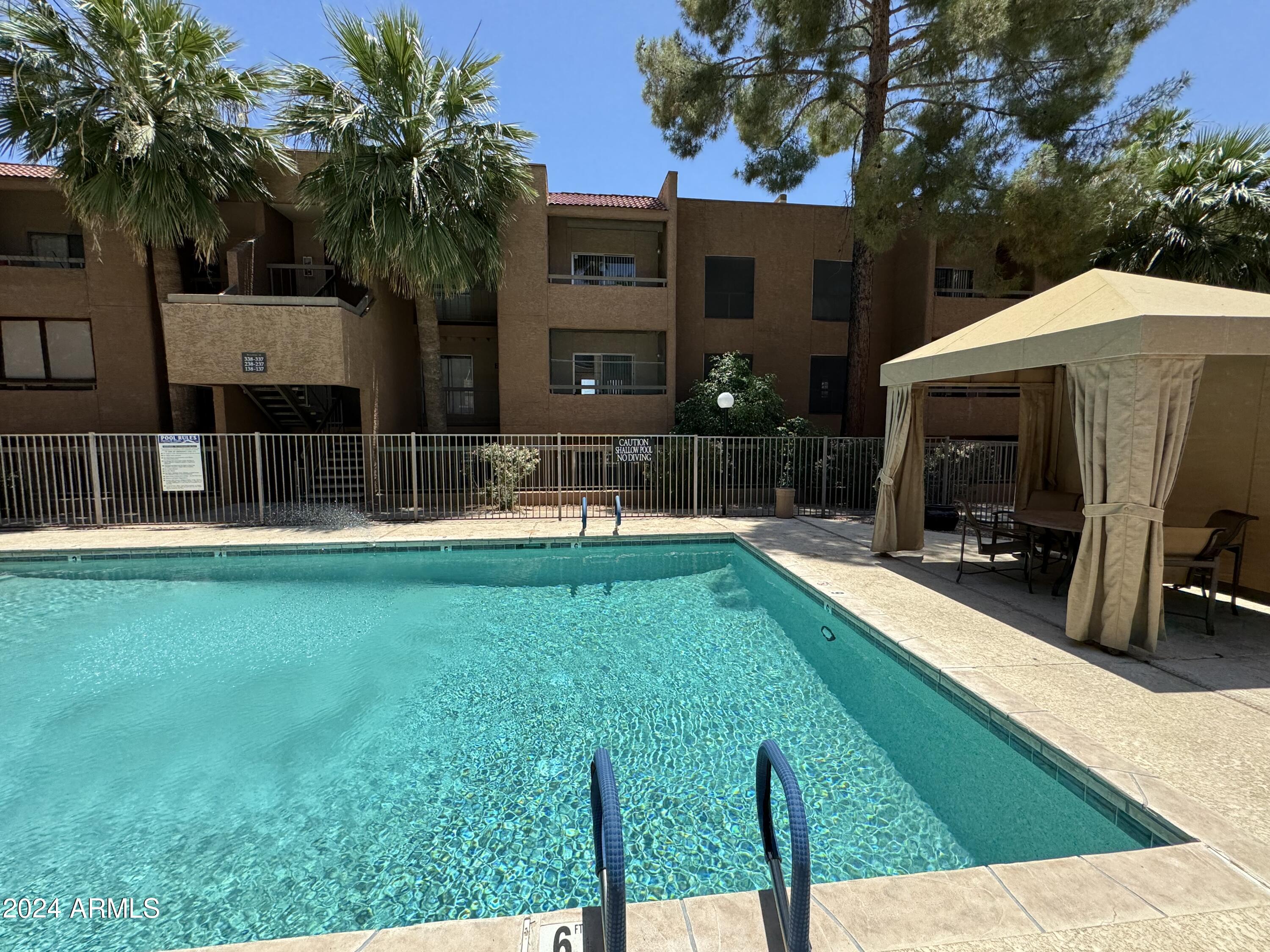 2625 East Indian School Road, Unit 338 Phoenix, AZ 85016 - Photo 11 of 13 Community Pool / Gazebo