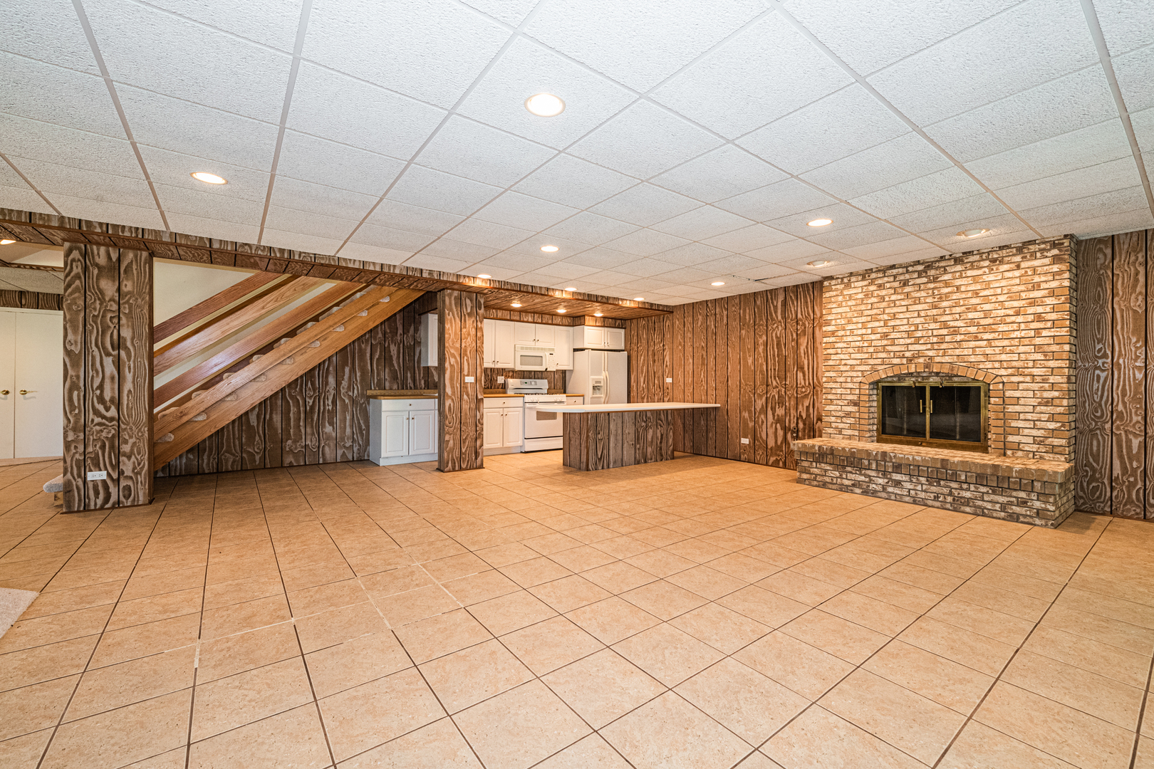 1071 Bonner Road Wauconda, IL 60084 - Photo 42 of 61 a view of an empty room with a fireplace