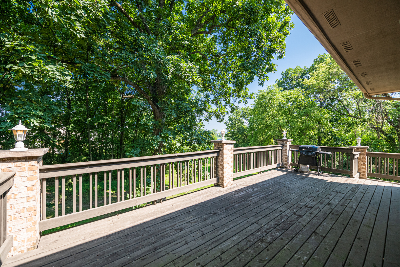 1071 Bonner Road Wauconda, IL 60084 - Photo 53 of 61 a view of balcony with deck and wooden floor