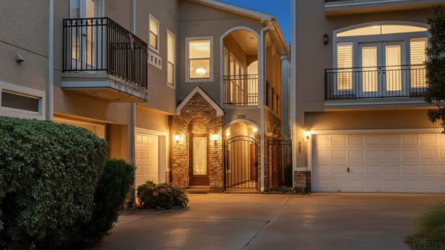 a view of multi story residential apartment building