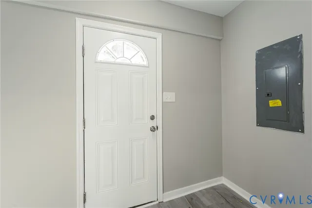 a view of empty room