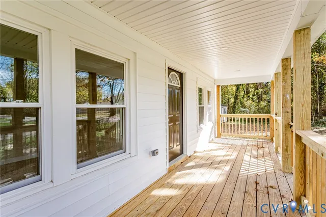 a view of a house with a porch