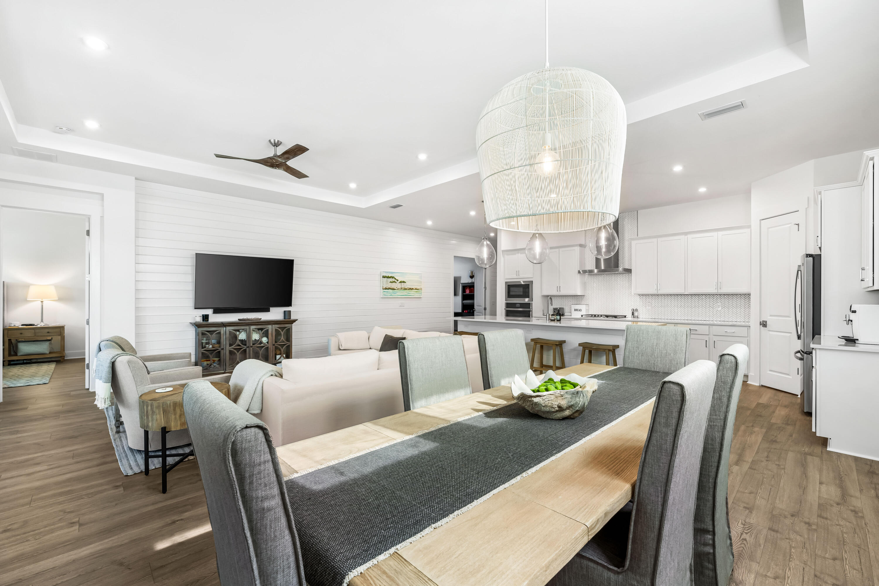 69 River Rise Way Watersound, FL 32461 - Photo 20 of 46 a living room with stainless steel appliances furniture and a view