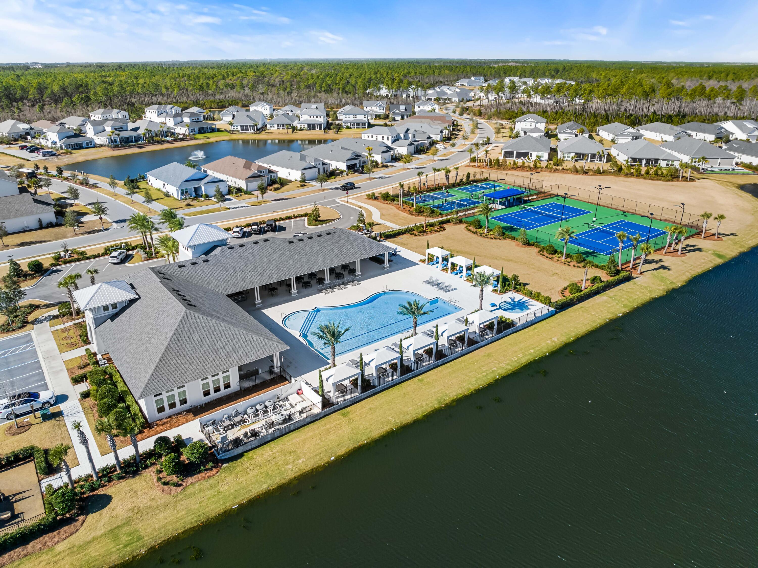 69 River Rise Way Watersound, FL 32461 - Photo 29 of 46 an aerial view of residential houses with outdoor space