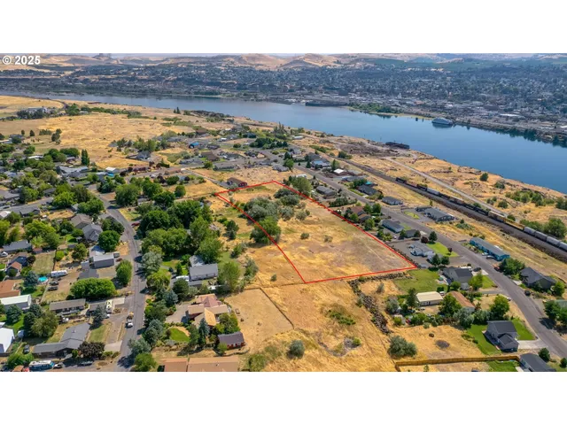 a view of city and ocean