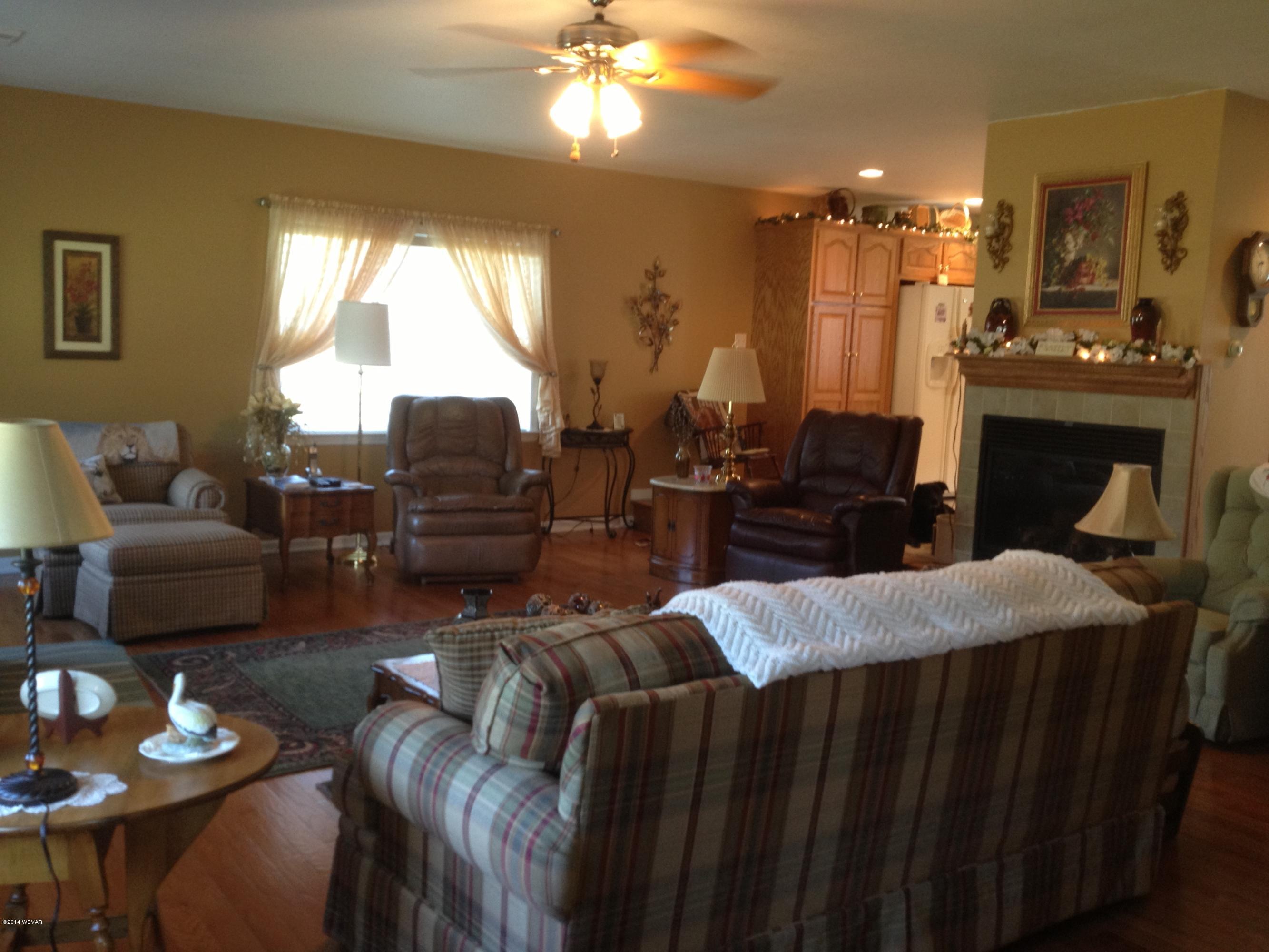 1032 Long Run Road Mill Hall, PA 17751 - Photo 12 of 14 Living room veiw 2
