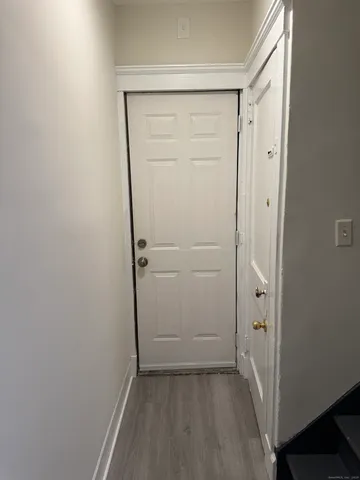 a view of closet area