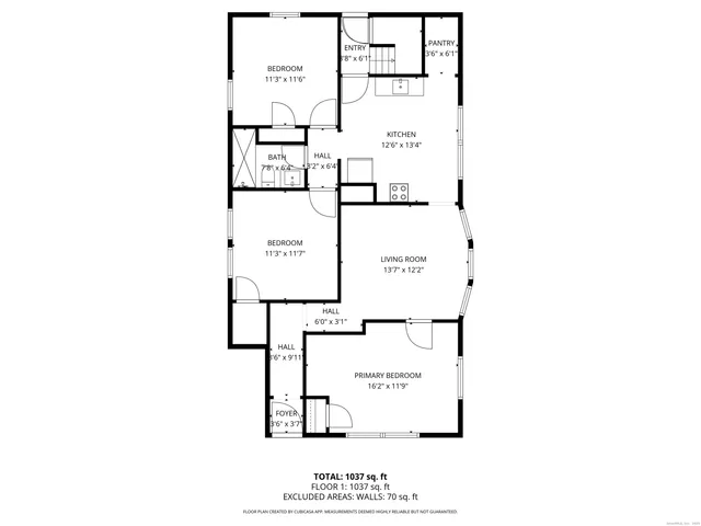 a picture of a bench in front of a wall