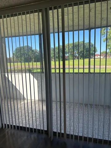 a view of a black gate