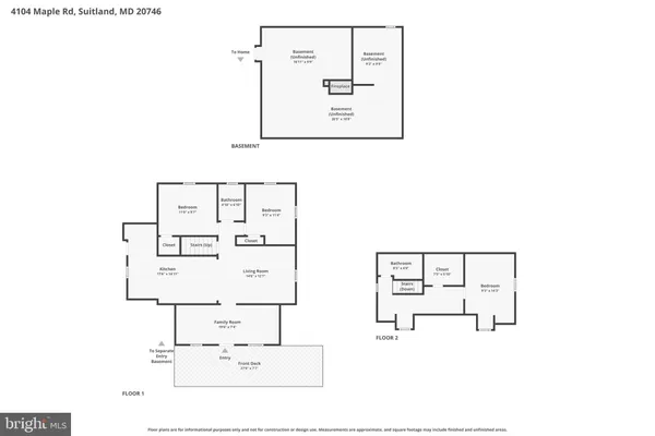 $399,000 | 4104 Maple Road, Suitland, MD 20746