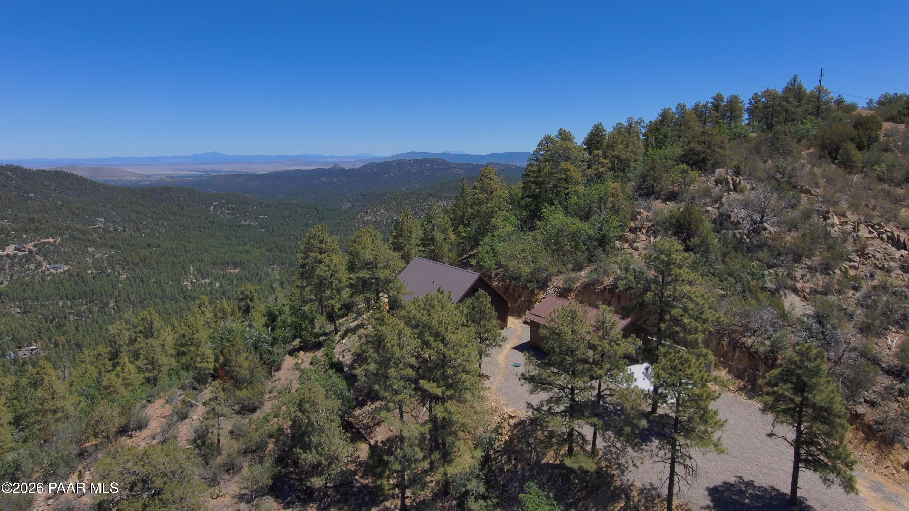 7251 South Big Bug Mesa Road Mayer, AZ 86333 - Photo 5 of 55 a view of a city with lush green forest
