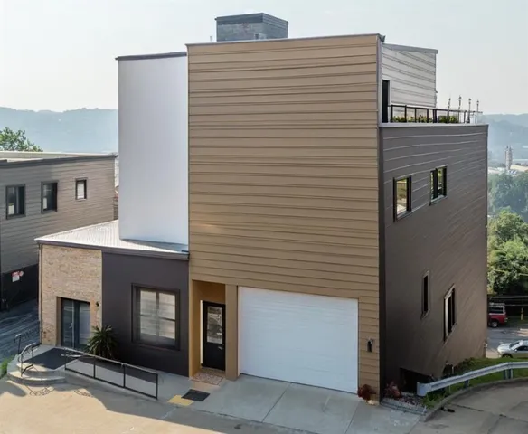 a view of a house with a house