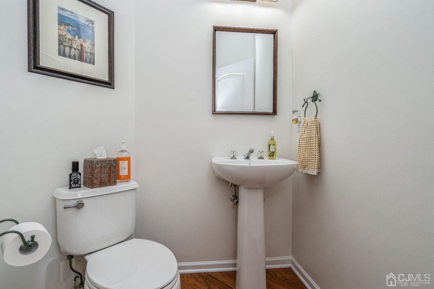 21 Rocky Hill Road Princeton, NJ 08540 - Photo 25 of 52 a bathroom with a toilet sink and mirror