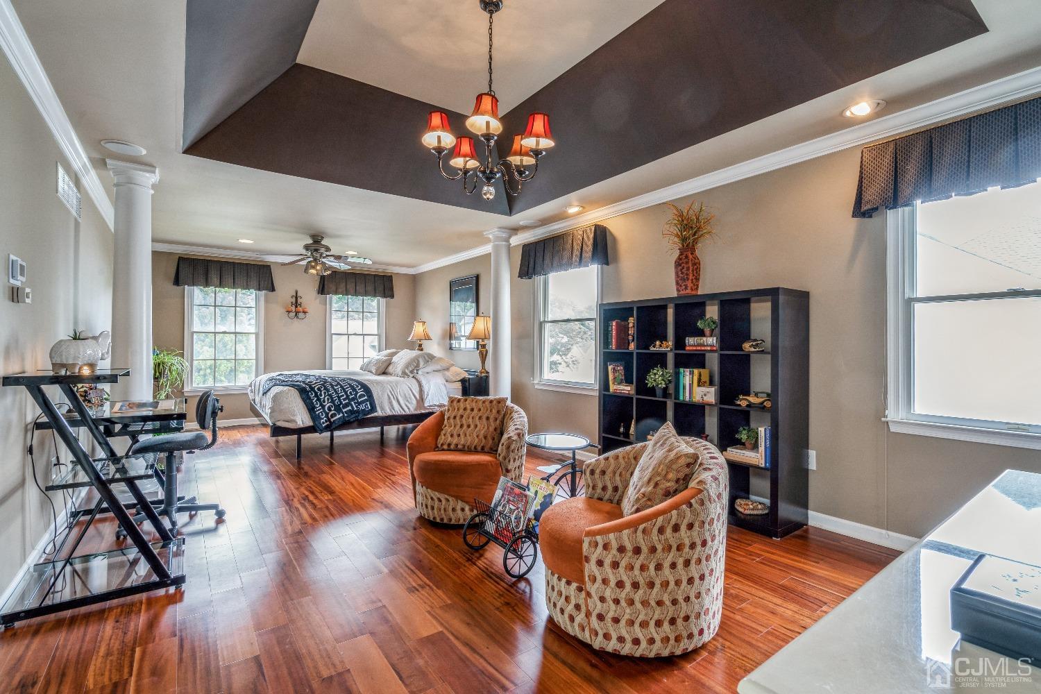 21 Rocky Hill Road Princeton, NJ 08540 - Photo 31 of 52 a living room with furniture a chandelier and pool table