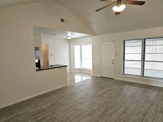 a view of an empty room