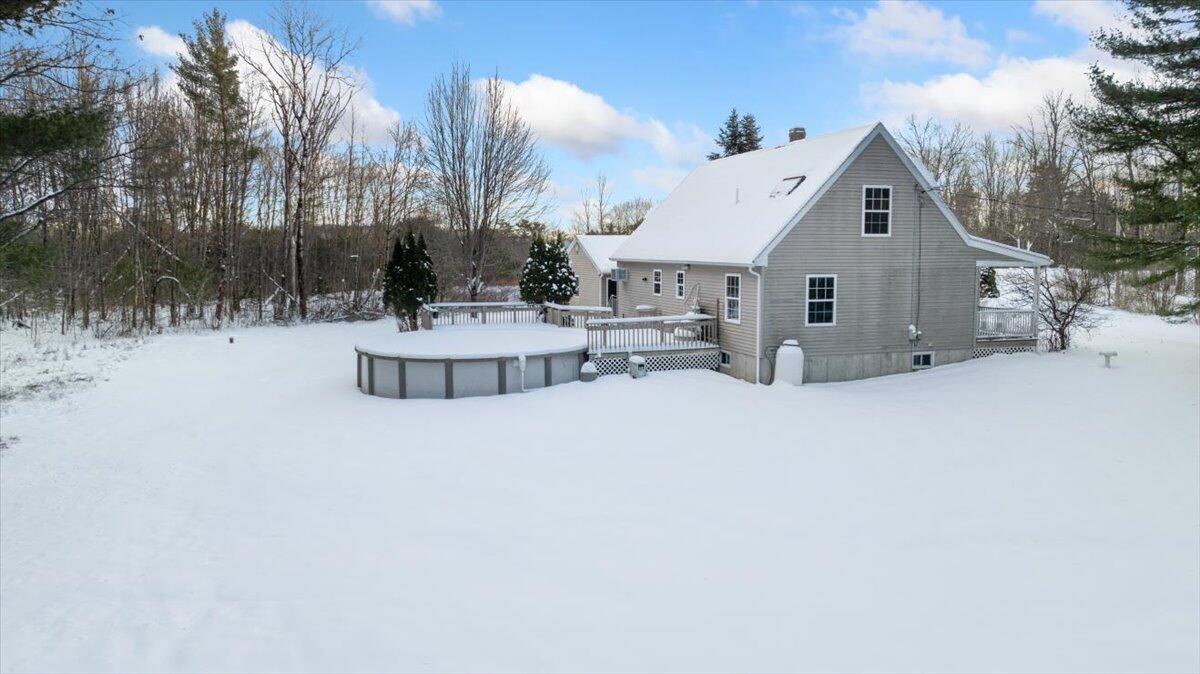 457 Fletcher Road Auburn, ME 04210 - Photo 34 of 44 Back Side Yard View