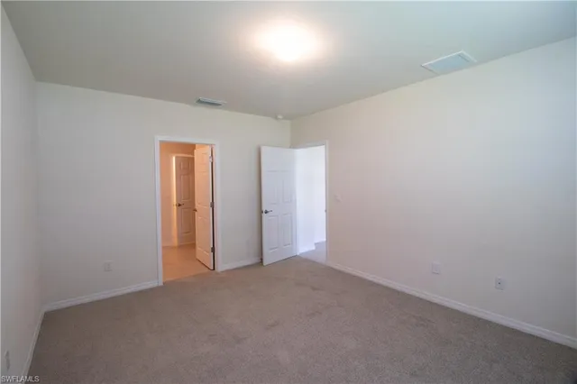 a view of an empty room