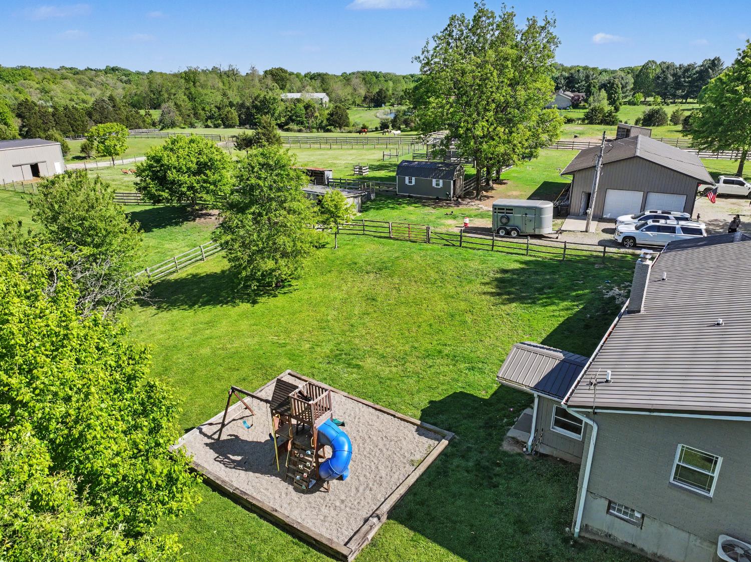 12388 Longbranch Road Moores Hill, IN 47032 - Photo 5 of 47 Backyard Aerial View