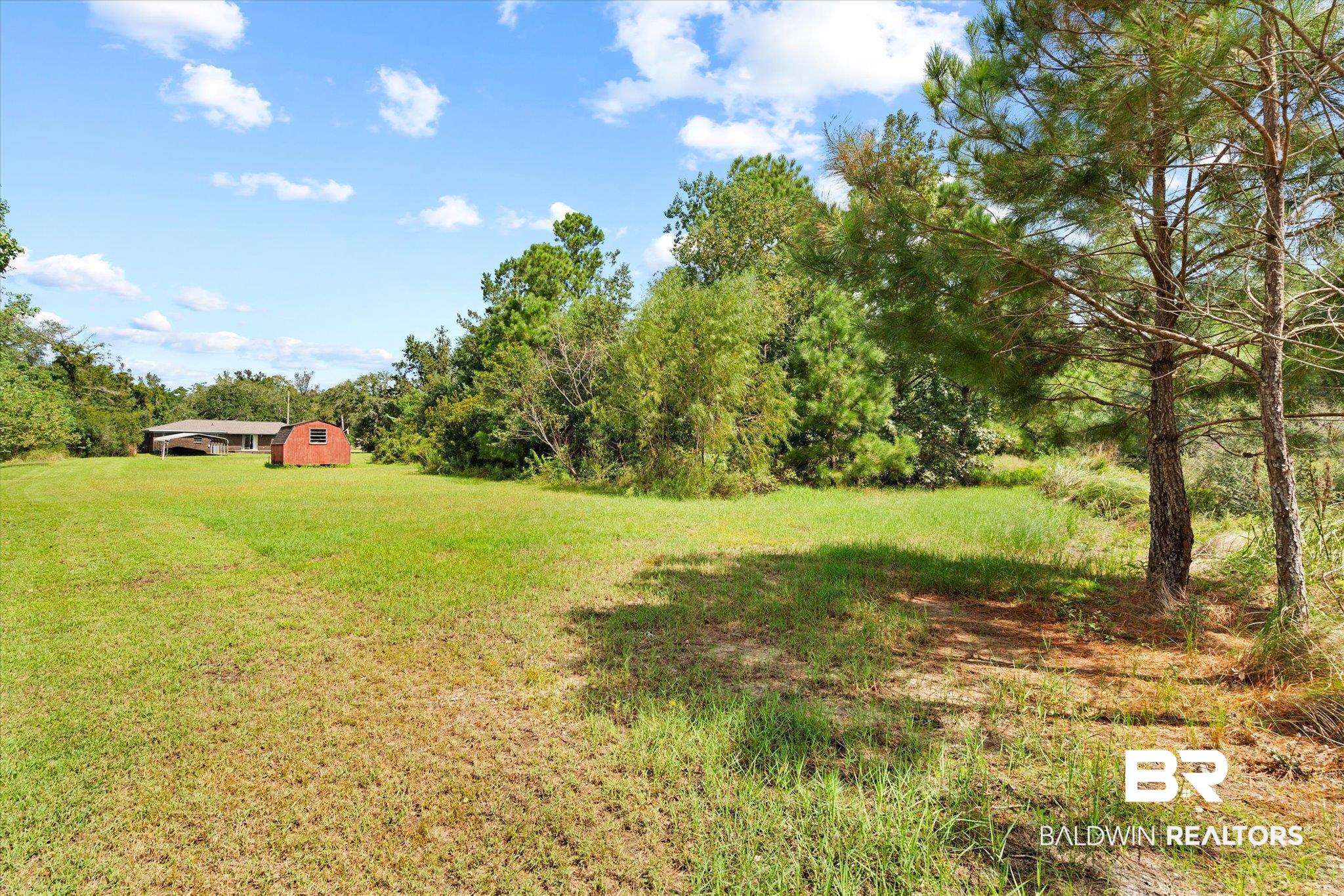 16808 Witt Road Bon Secour, AL 36511 - Photo 10 of 31 View of yard with a storage unit