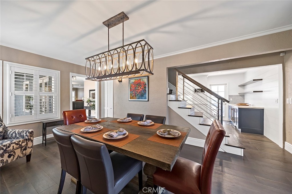 5733 2nd Street Long Beach, CA 90803 - Photo 14 of 32 a view of a dining room with furniture window and wooden floor