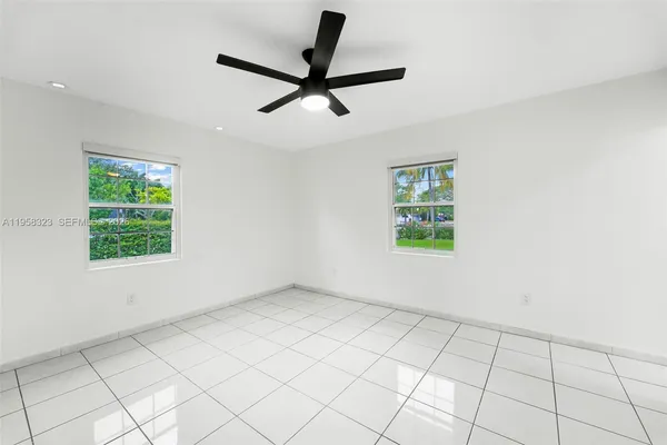 a view of an empty room