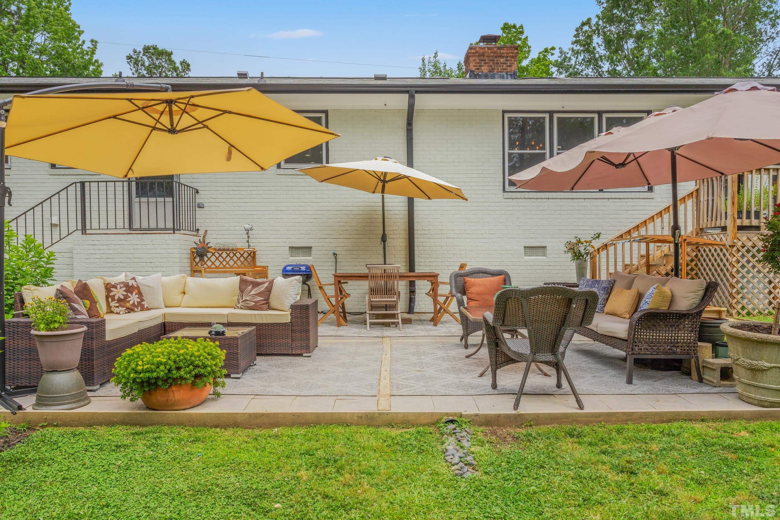 238 Alston Road Apex, NC 27523 - Photo 35 of 50 a view of outdoor space yard deck and patio