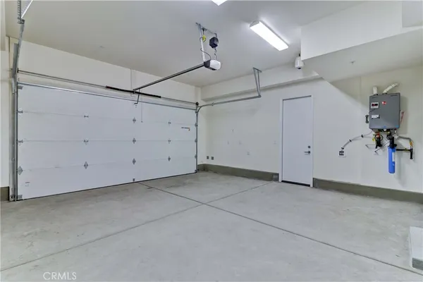 a view of a hallway with closet