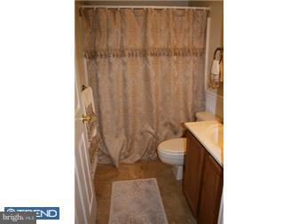 145 Old Spring Road West Brandywine, PA 19320 - Photo 6 of 12 a bathroom with a toilet and a shower curtain