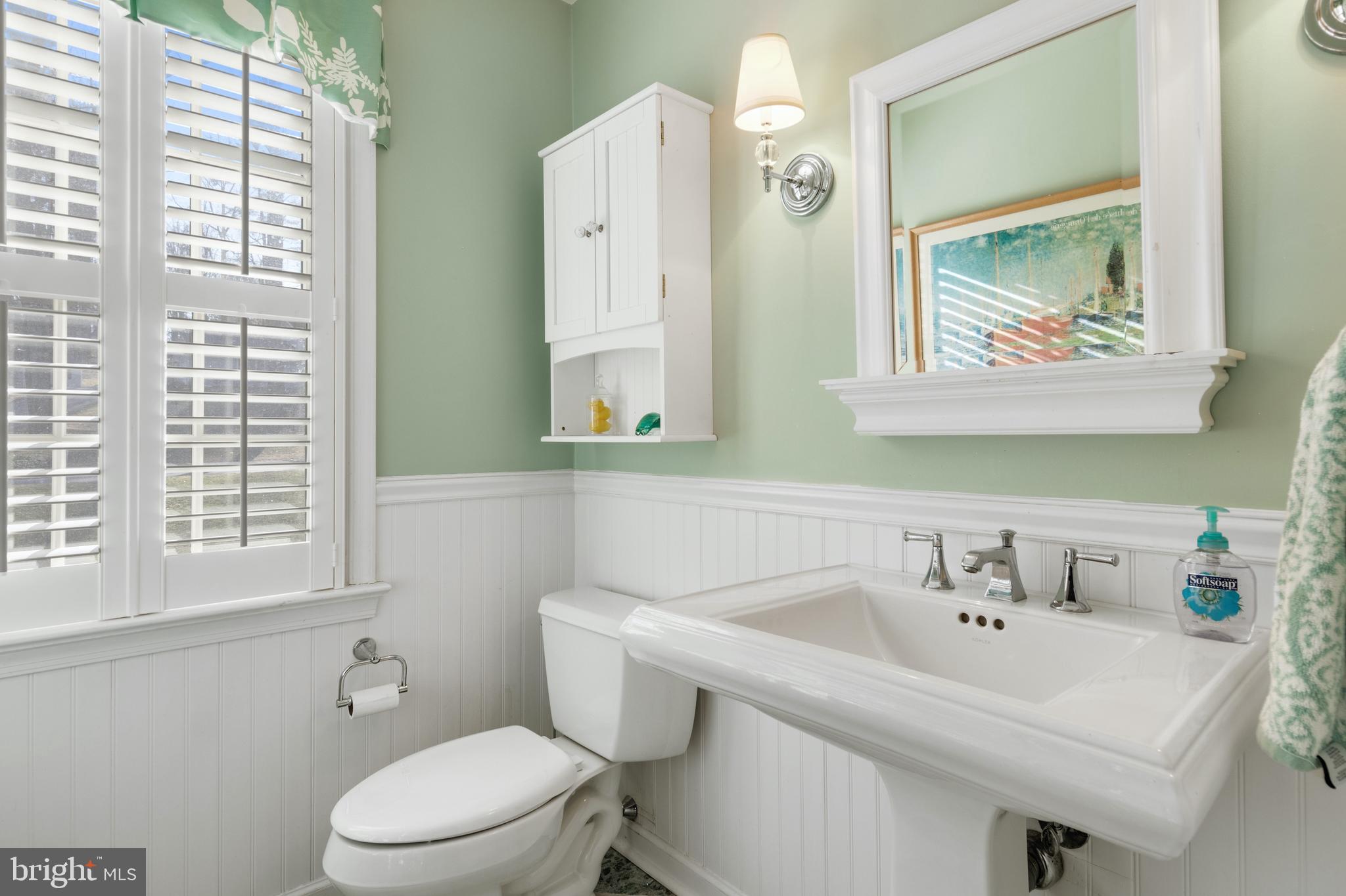 654 Malin Road Newtown Square, PA 19073 - Photo 22 of 34 Renovated Upstairs Half Bathroom