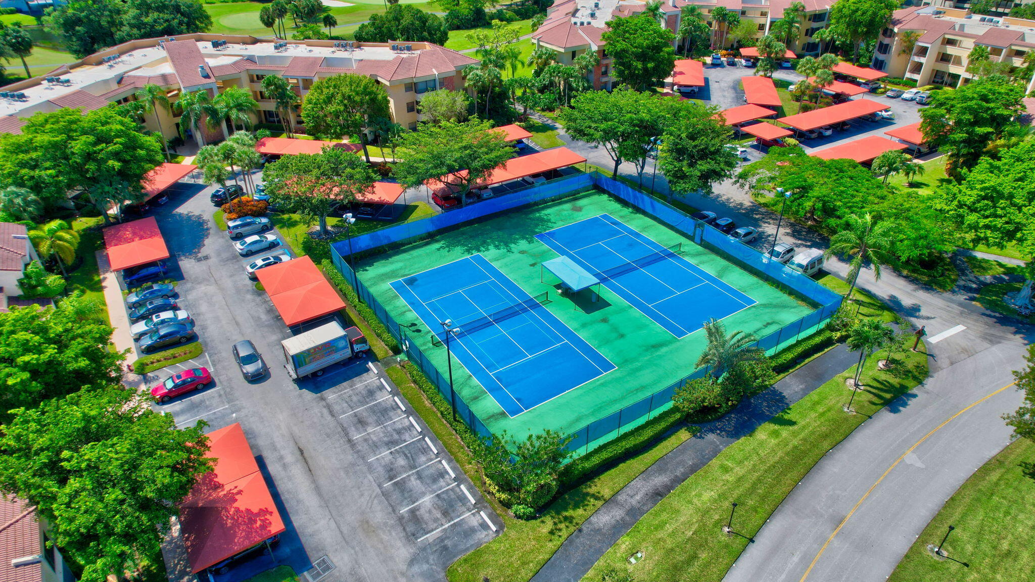 7484 La Paz Boulevard, Unit 103 Boca Raton, FL 33433 - Photo 40 of 50 LA PAZ TENNIS COURTS