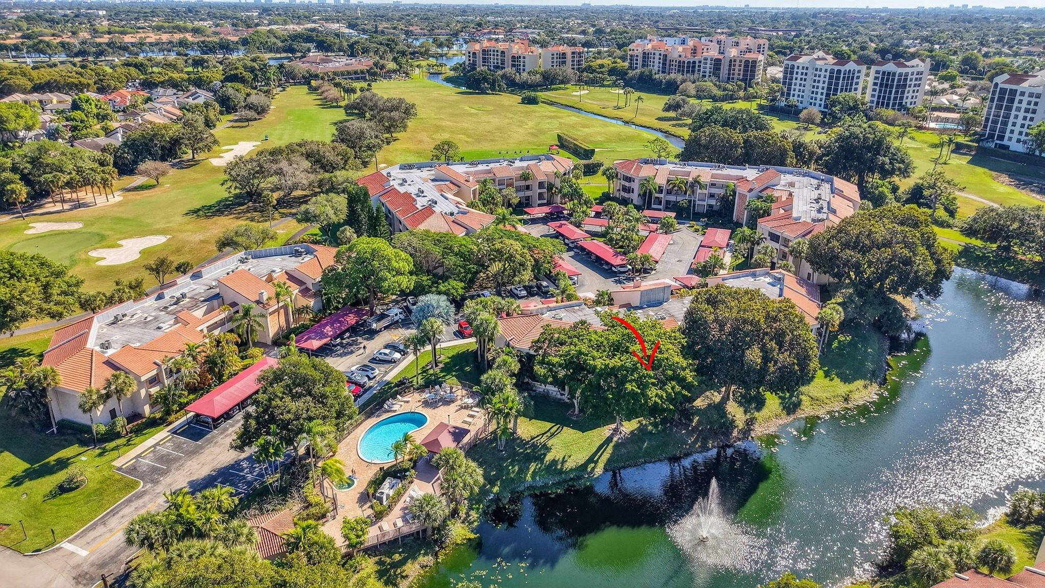 7484 La Paz Boulevard, Unit 103 Boca Raton, FL 33433 - Photo 48 of 50 AERIAL