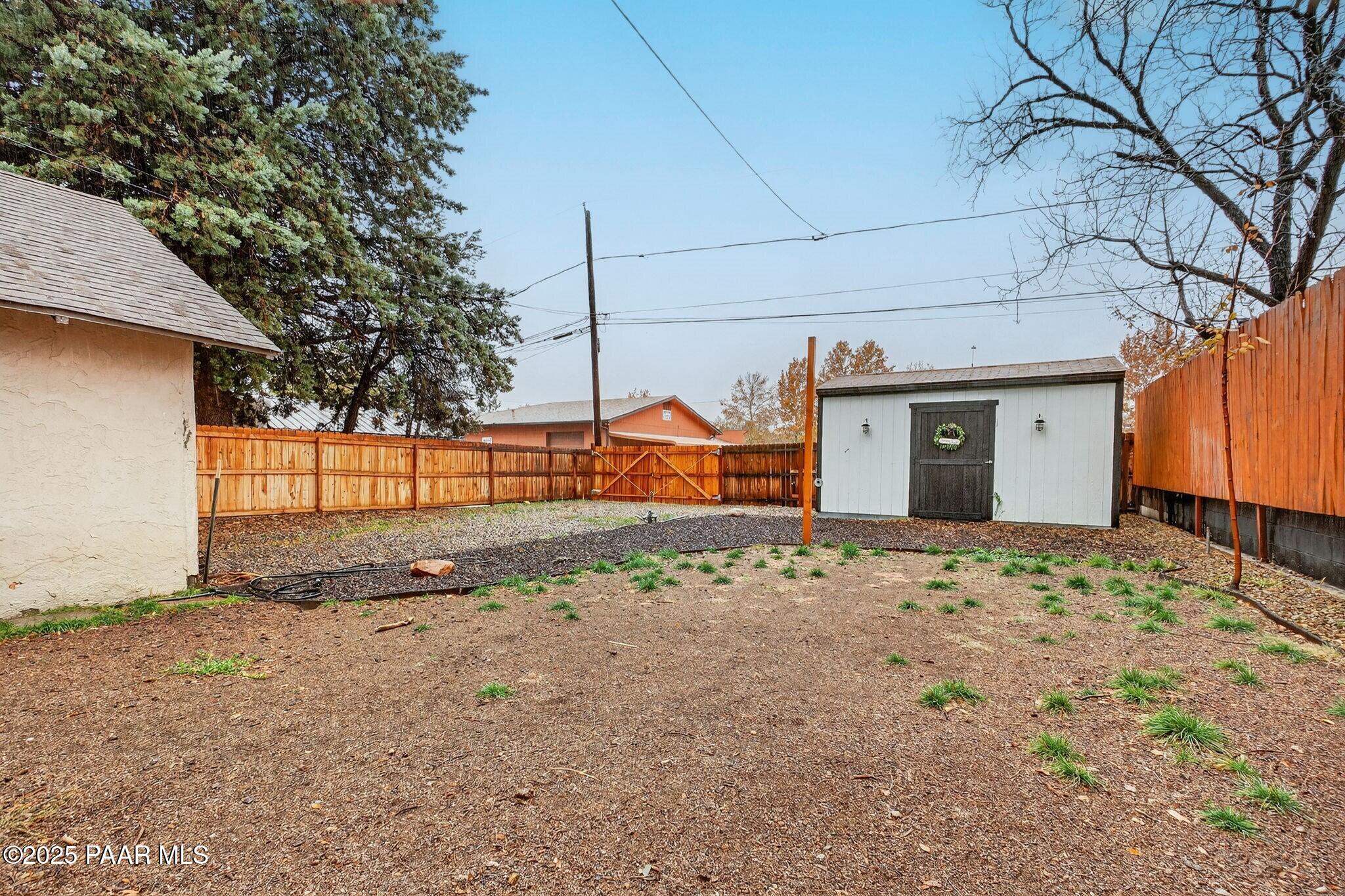 730 4th Street Prescott, AZ 86301 - Photo 34 of 37 a view of a backyard of a house