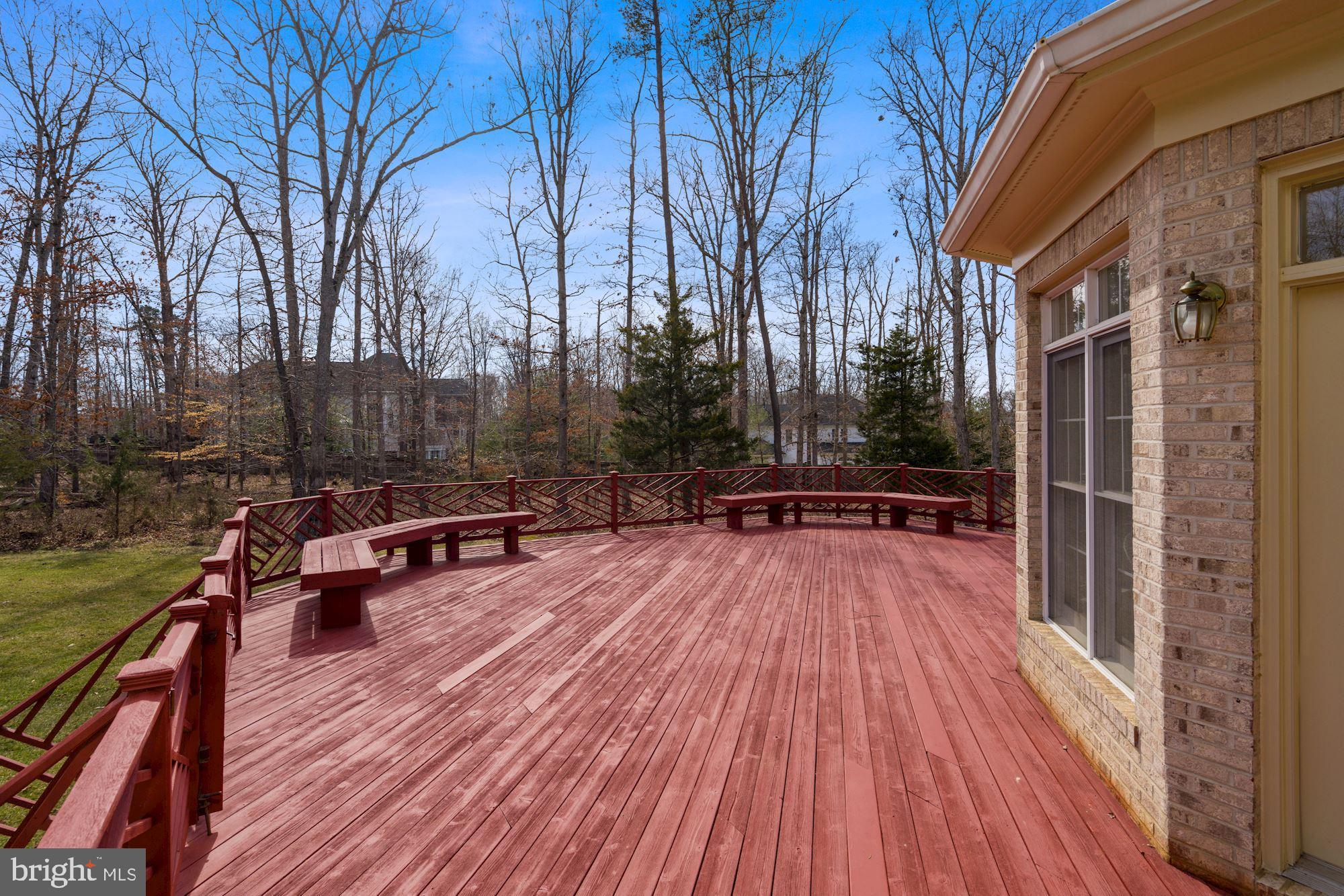 11210 Albermyrtle Road Potomac, MD 20854 - Photo 54 of 59 Custom built deck with cedar wood