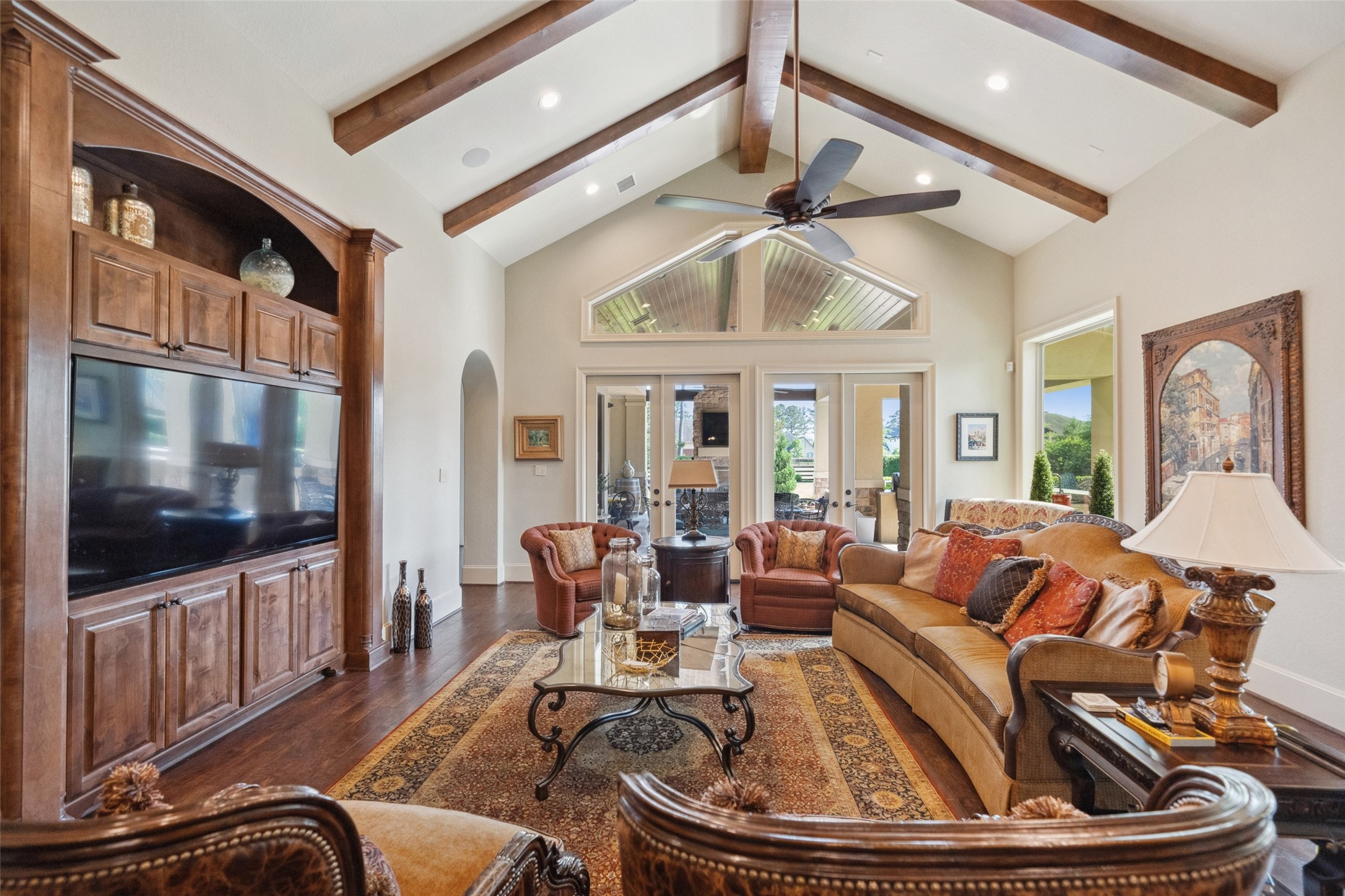 18 Rugged Lark Circle Tomball, TX 77377 - Photo 17 of 50 Over sized room as you can see - Large sofa, 4 chairs, coffee table, end table and more.
