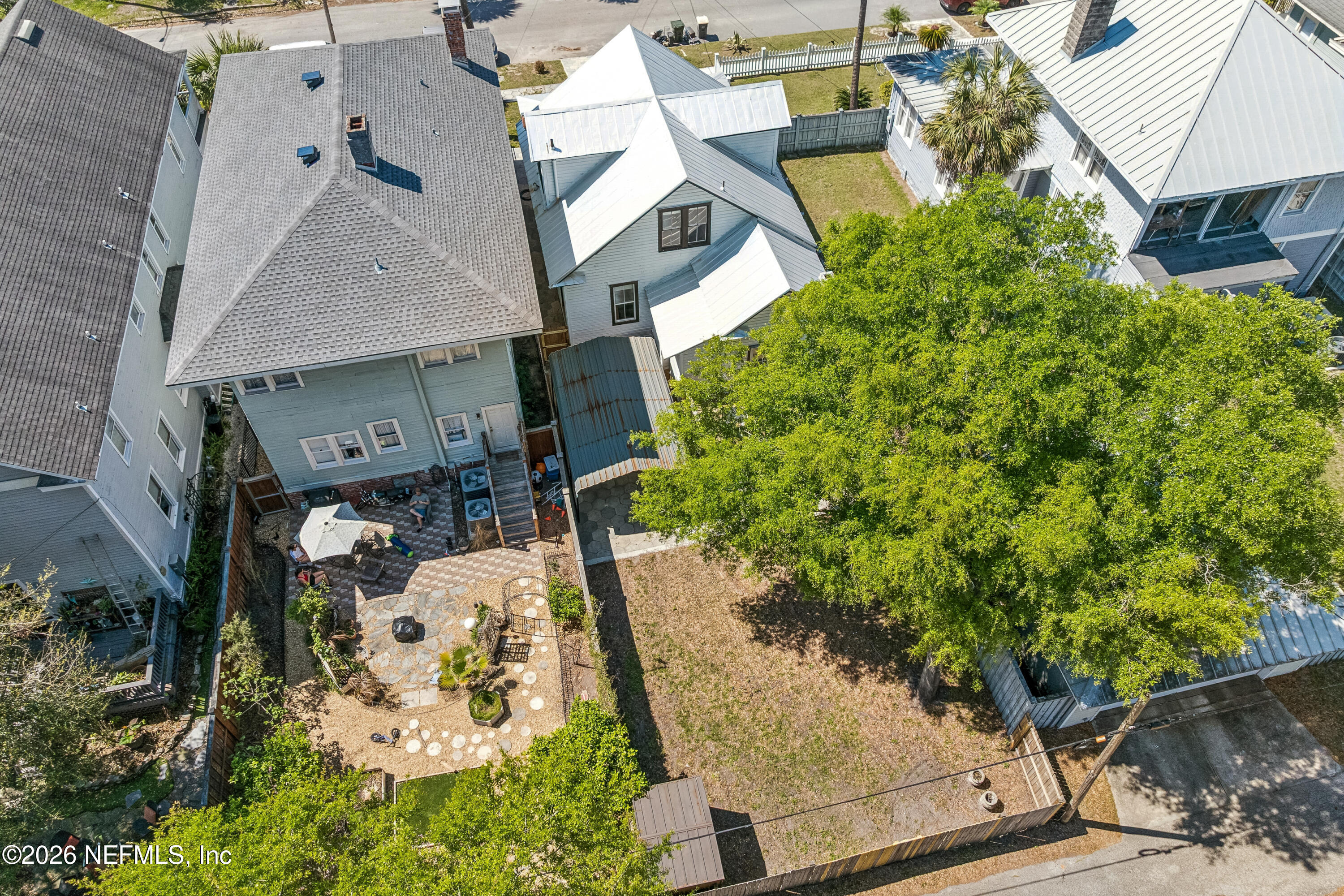 1625 Perry Street Jacksonville, FL 32206 - Photo 26 of 36 an aerial view of a house with garden space and street view