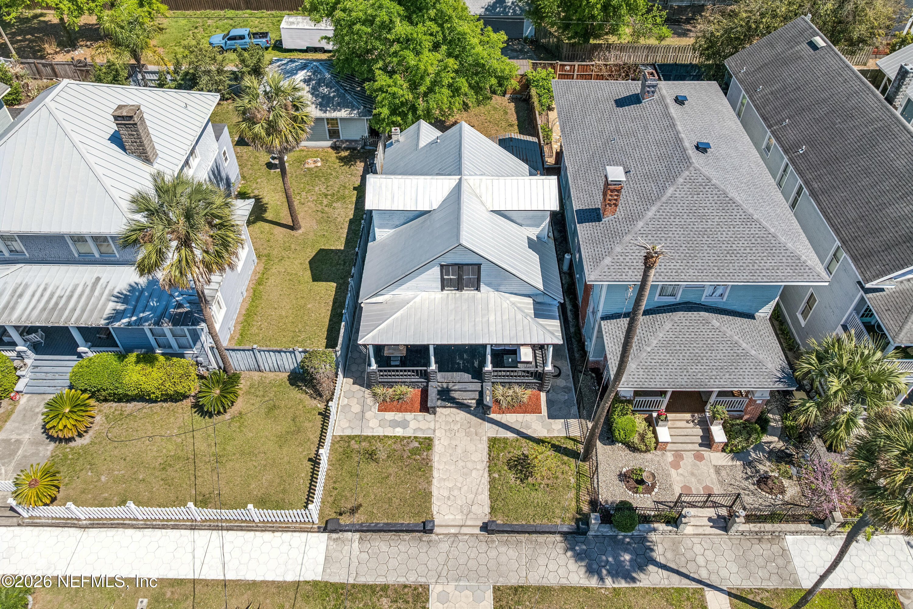 1625 Perry Street Jacksonville, FL 32206 - Photo 31 of 36 an aerial view of houses with yard