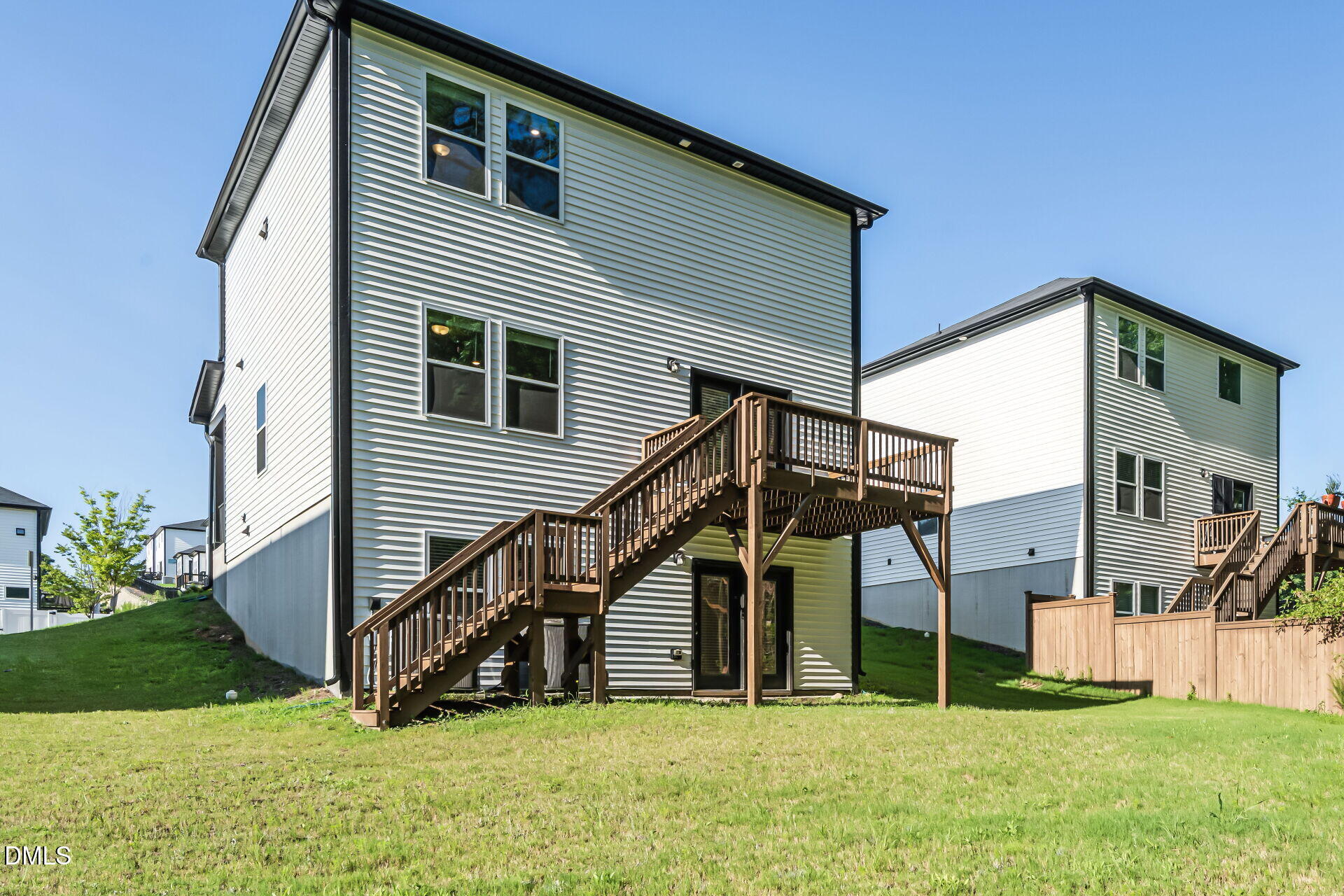 3205 Collaborative Way Raleigh, NC 27610 - Photo 28 of 34 a view of a house with a yard and stairs