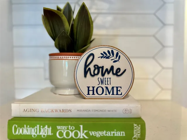 a close up of a sign