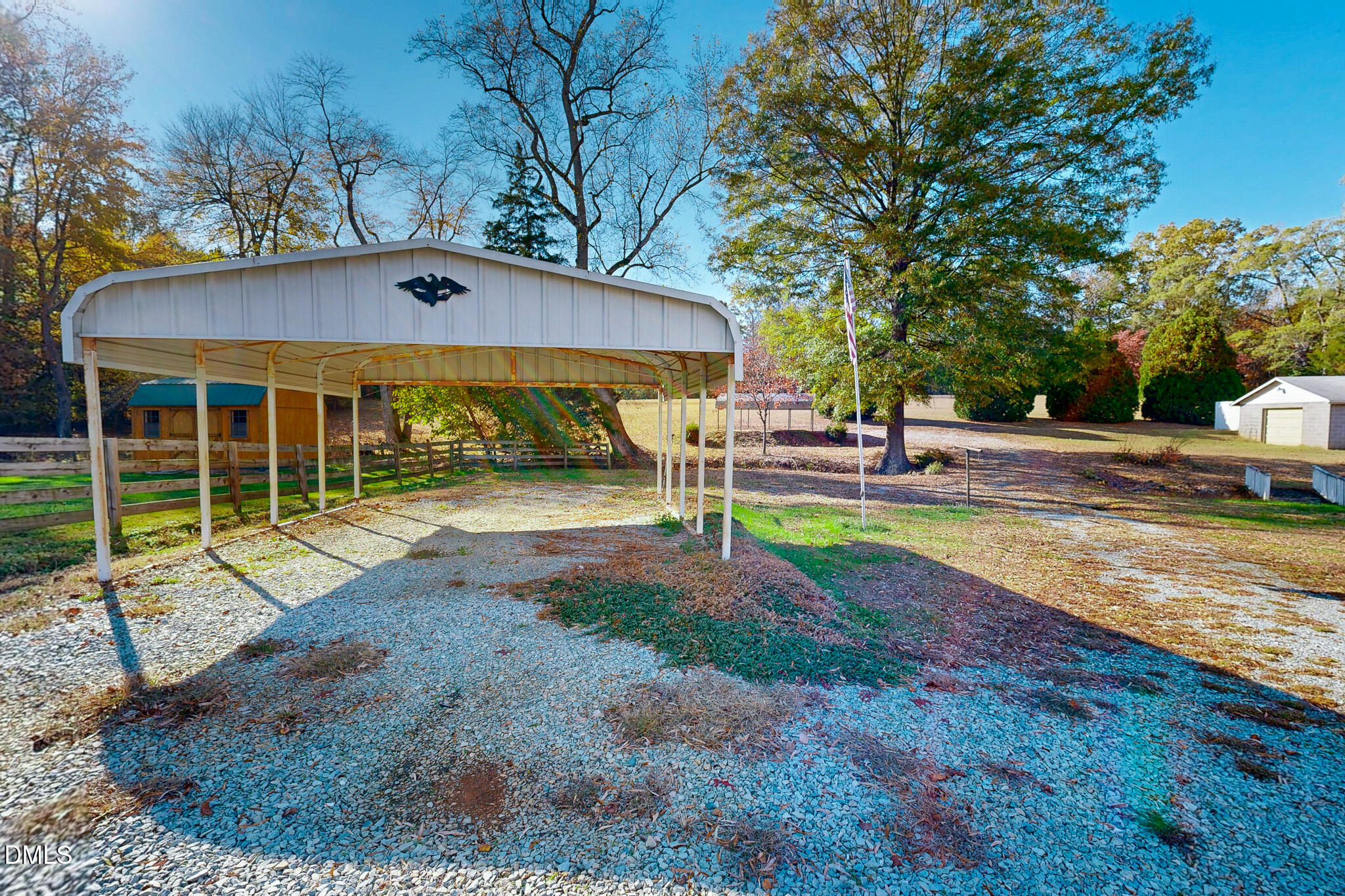 7270 Durham Road Timberlake, NC 27583 - Photo 16 of 33 a view of outdoor space yard and porch