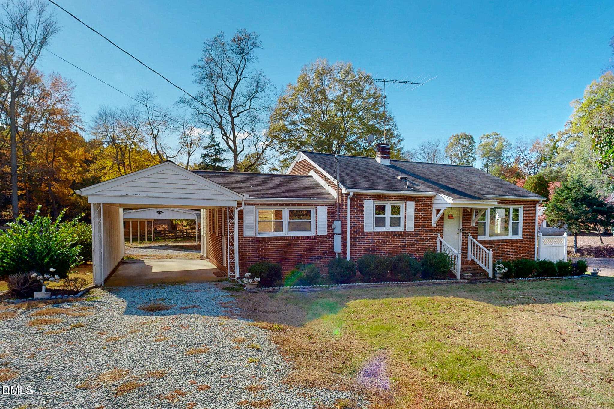 7270 Durham Road Timberlake, NC 27583 - Photo 30 of 33 front view of a house with yard