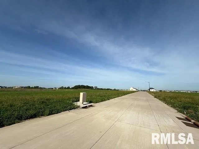 a view of a field with outside space