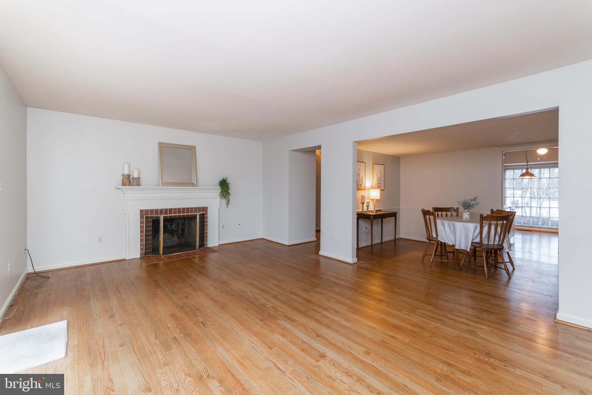 518 Andrew Hill Road Arnold, MD 21012 - Photo 15 of 39 Large living room with wood burning fireplace